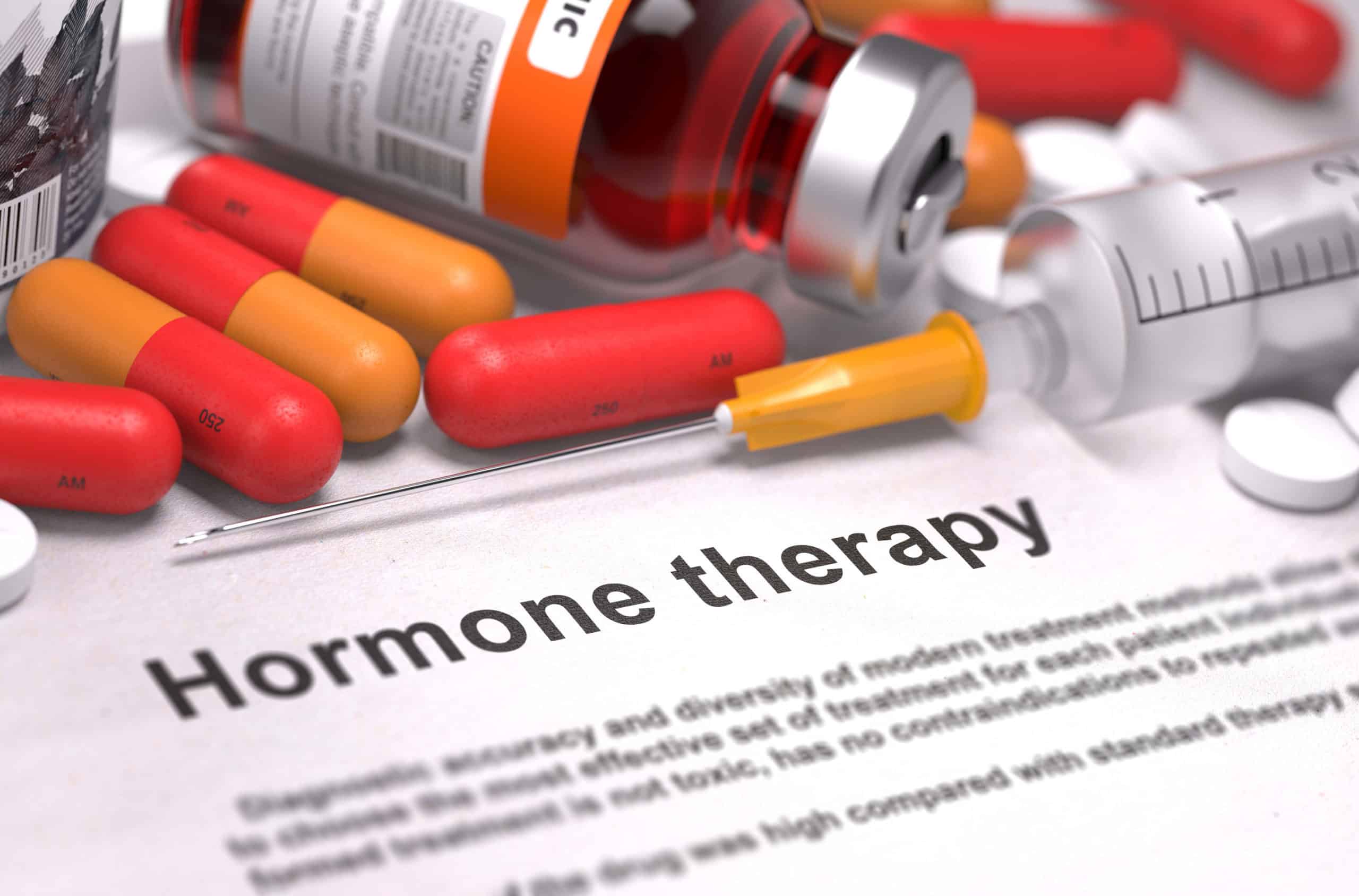 Hormone Therapy text with medicines | Northwest Beauty and Wellness at Sequim, WA