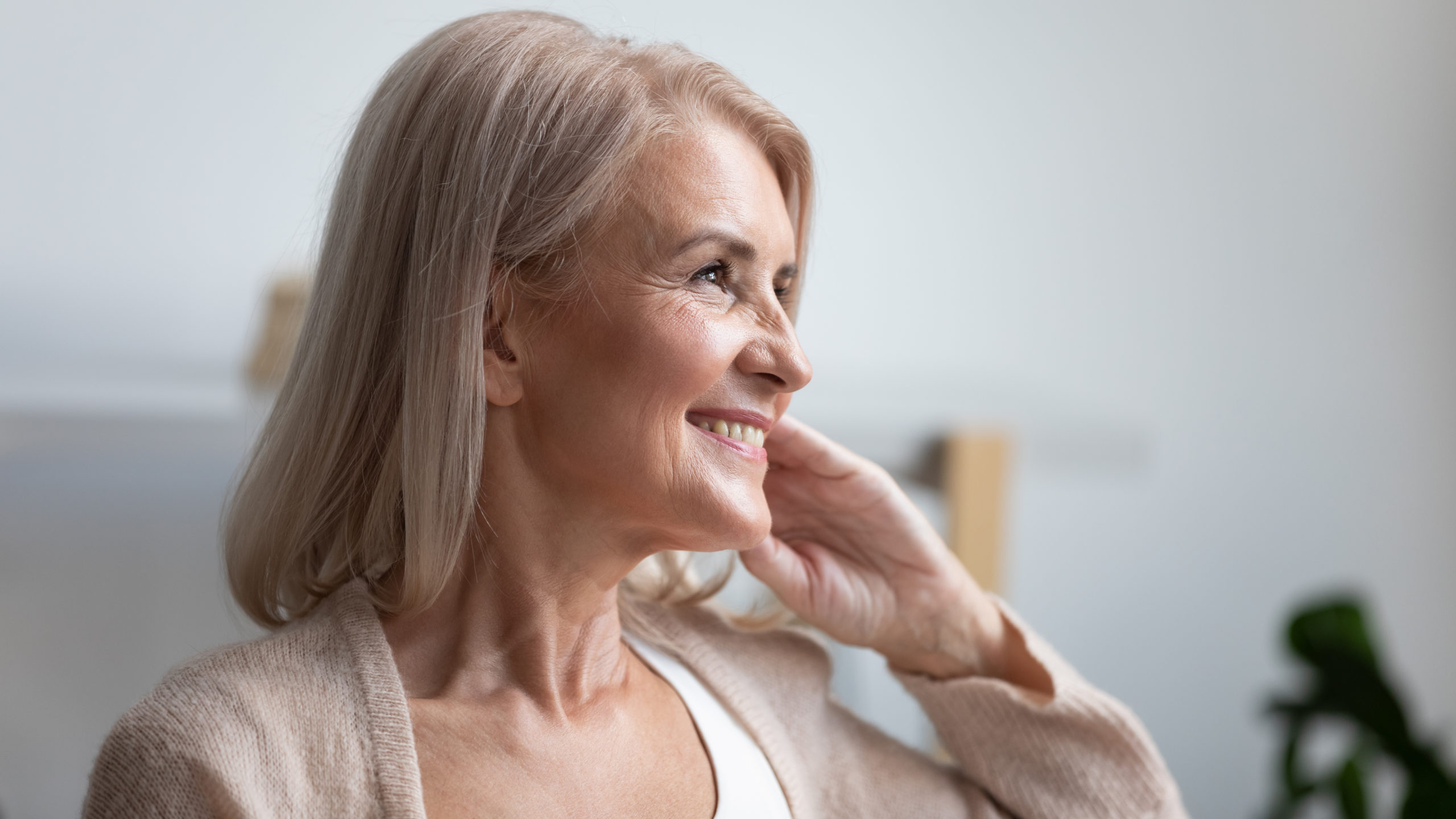 A middle-aged lady with a pleasant smile | Know about Neuromodulators in Northwest Beauty and Wellness at Sequim, WA